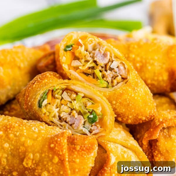 Copycat Hibachi Shrimp Recipe: Restaurant-Style at Home 15 ground pork egg rolls on serving platter