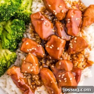 Mongolian Pork Stir-Fry: Restaurant Flavor at Home 9 Close-up of Mongolian Pork with glossy sauce over steamed rice
