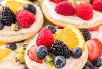 Fruit Pizza Cookies: Sugar Cookie Dessert with Fresh Fruit