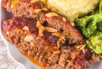 Smoked Cowboy Meatloaf with Bourbon Sauce Recipe