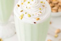 Homemade Creamy Pistachio Milkshake